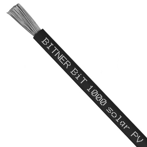 Przewód BiT 1000 Solar czarny 1x6,0 (sz.500m)