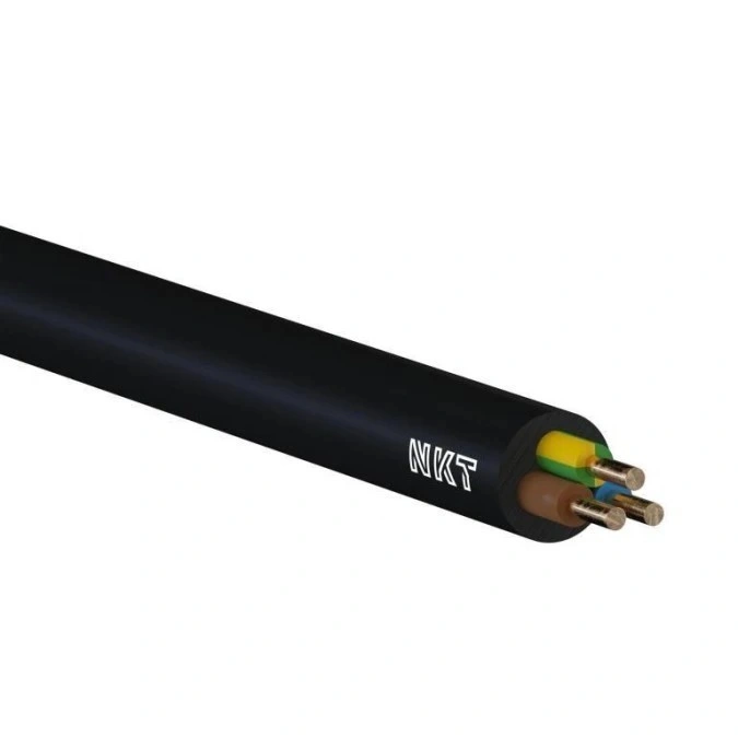 Kabel energetyczny YKYżo 0,6/1 kV 3x4 czarny (bęben 500m)