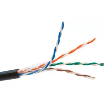 Kabel SecurityNET U/UTPz kat. 5e PE zewnętrzny czarny  (sz.305m)