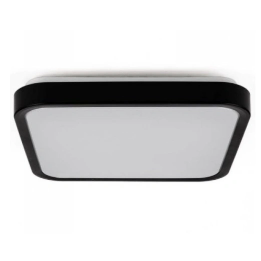 Plafoniera LED 24W 2500lm 4000K IP44 kwad. czarna