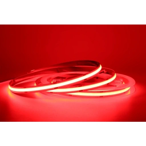 Taśma LED Nextec 24V COB 10W 480LED IP67 czerwona