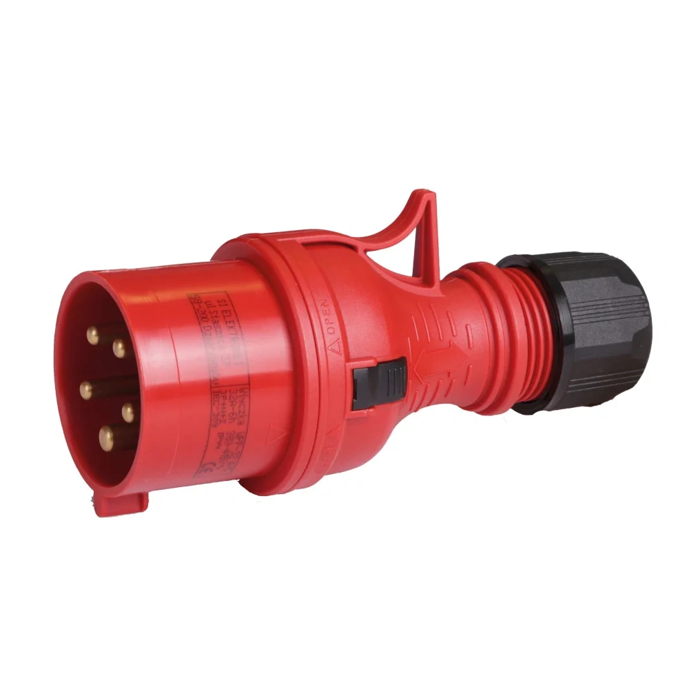 Wtyczka 16A 5P 400V IP44 WPP B przenośna prosta