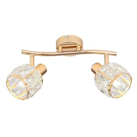 Lampa sufitowa DUBAI 2x40W E14 listwa kryształ