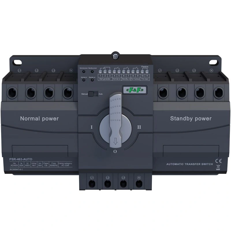 Automatyczny przełącznik sieć-agregat 3-fazowy 63A