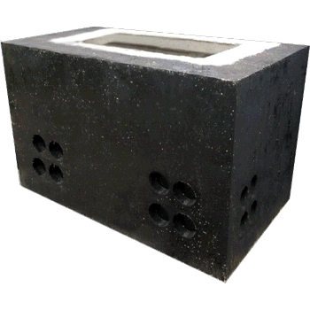 Studnia kablowa SKO-4g czarna D-40T (komplet)