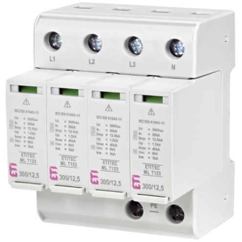 Ogranicznik przepięć B+C+D Typ 1+2+3 4P ETITEC ML