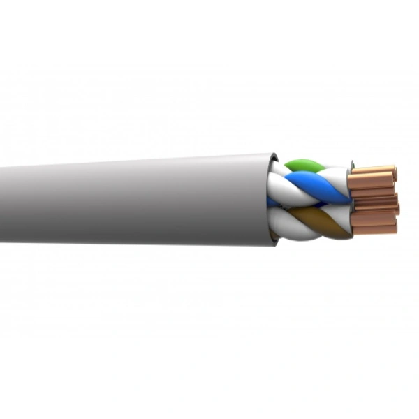 Kabel teleinformatyczny UTP kat.5e j. szary  (sz.305m)