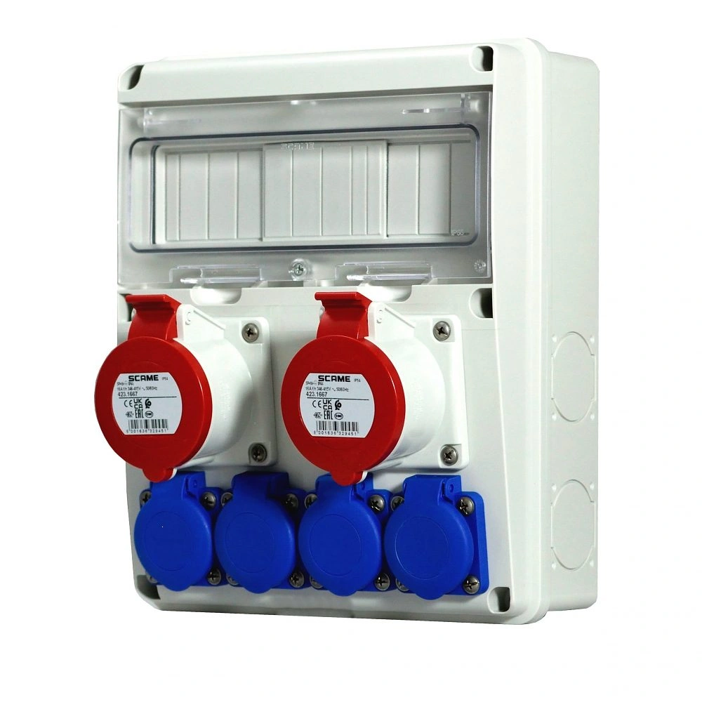 Rozdzielnica przenośna ENERBOX 2x16A/5 p, 4x230V