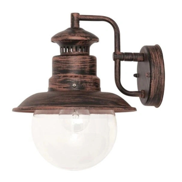 Kinkiet zewnętrzny vintage 1xE27 Odessa brąz antyc