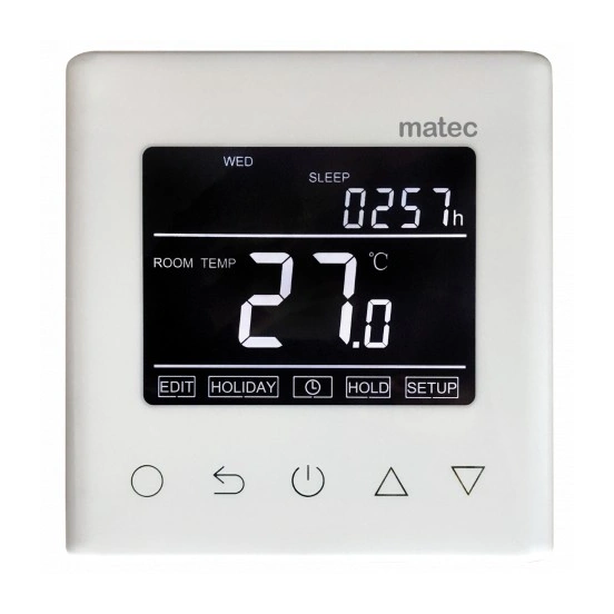 Regulator temp. p/t programowalny RTW-01 biały