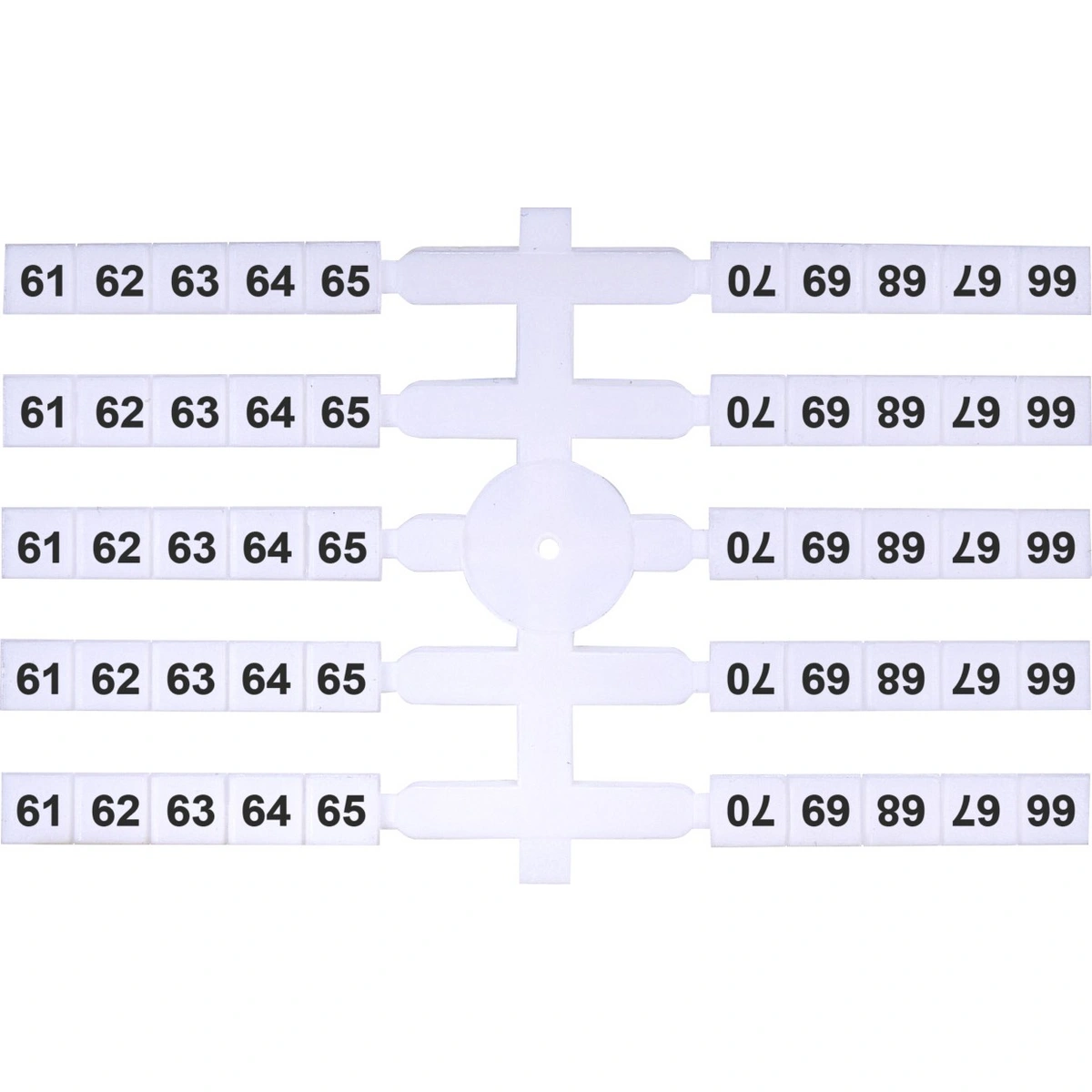 Oznacznik elastyczny 61-70 (EO3) (20x10szt.)
