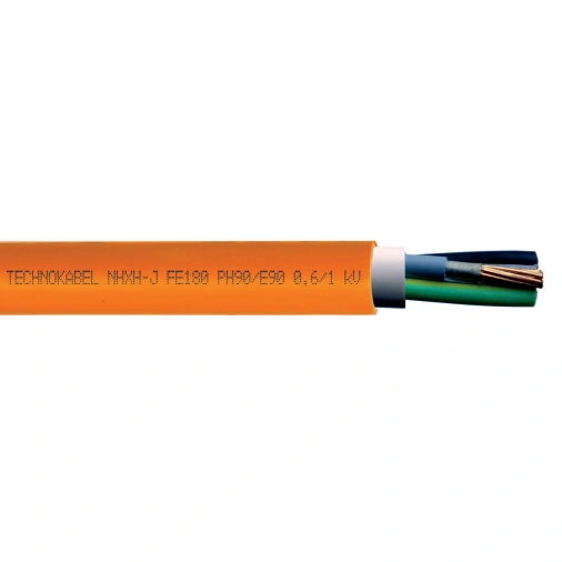 Kabel energetyczny NHXH FE180 PH90/E90 0,6/1 kV 1x240 RM pomarańczowy (bęben)