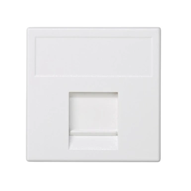 SimonConnect Płytka K76/9 K45 gniazda 1xRJ45 biel