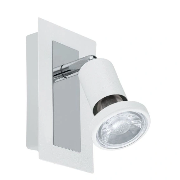 Spot SARRIA LED GU10 1x5W 300K biały+chrom