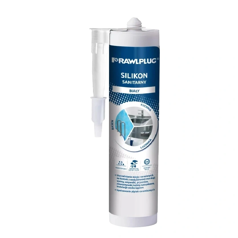 Silikon sanitarny biały 300ml