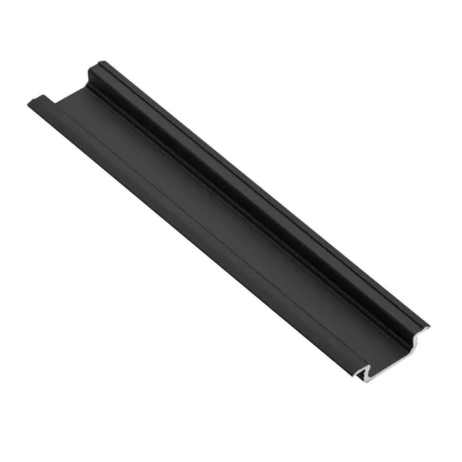 Profil aluminiowy LED wpuszczany 2m czarny