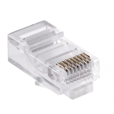 Wtyk telefoniczny 8P8C RJ45 drut (1opak.=100szt.)