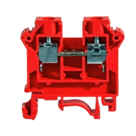 Złączka szynowa gwintowa 6mm2 ZSG1-6.0Nc czerwony