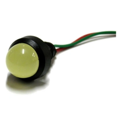 Lampka diodowa klosz 20mm 24V pomarańczowy