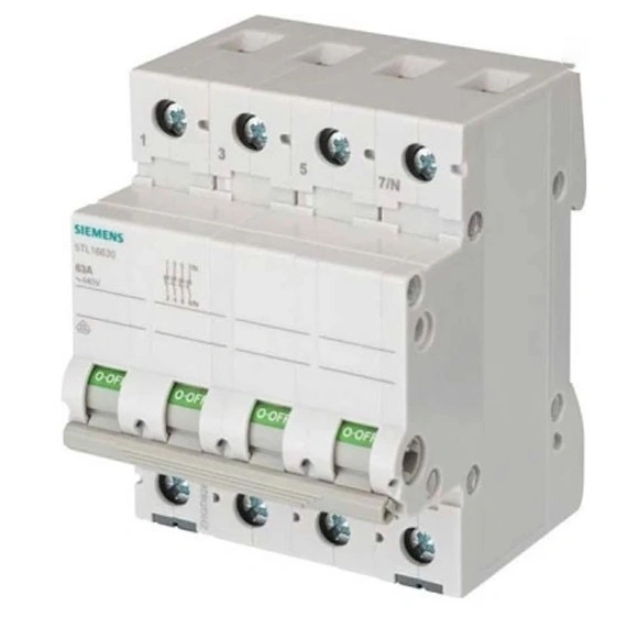 Rozłącznik, D=70MM, UE=400 V AC, IE=63A, STYKI 4NO
